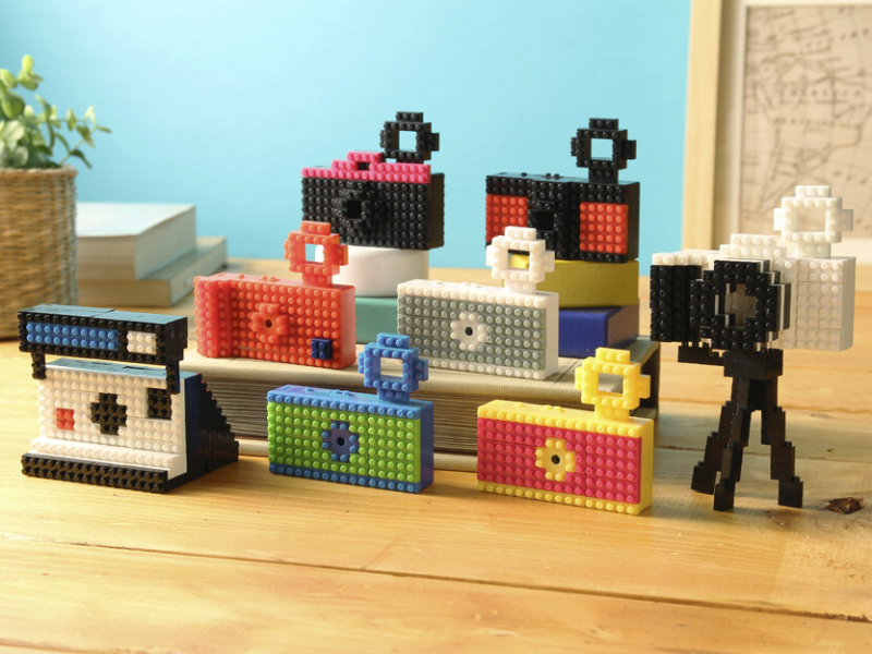 <b>市販のナノブロックを加えたカスタマイズ例</b>