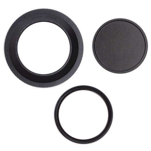 <b>キヤノンEF40mm F2.8レンズ用ドームフード52mmキャップ・フィルター付（UNX-5288）</b>