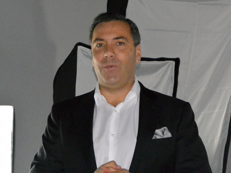 <b>Profoto Groupスウェーデン本社CEOのAnders Hedebark氏</b>