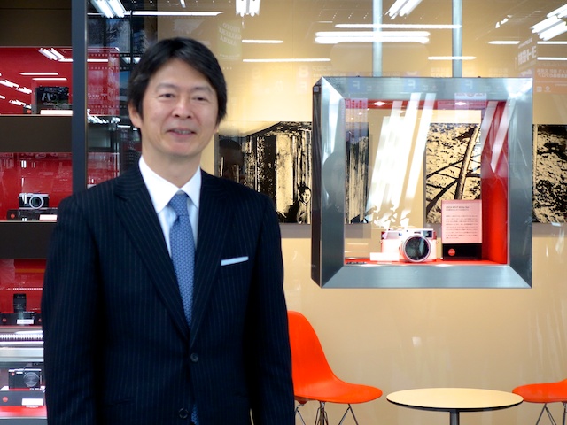 ライカカメラジャパン株式会社の福家一哲代表取締役社長。