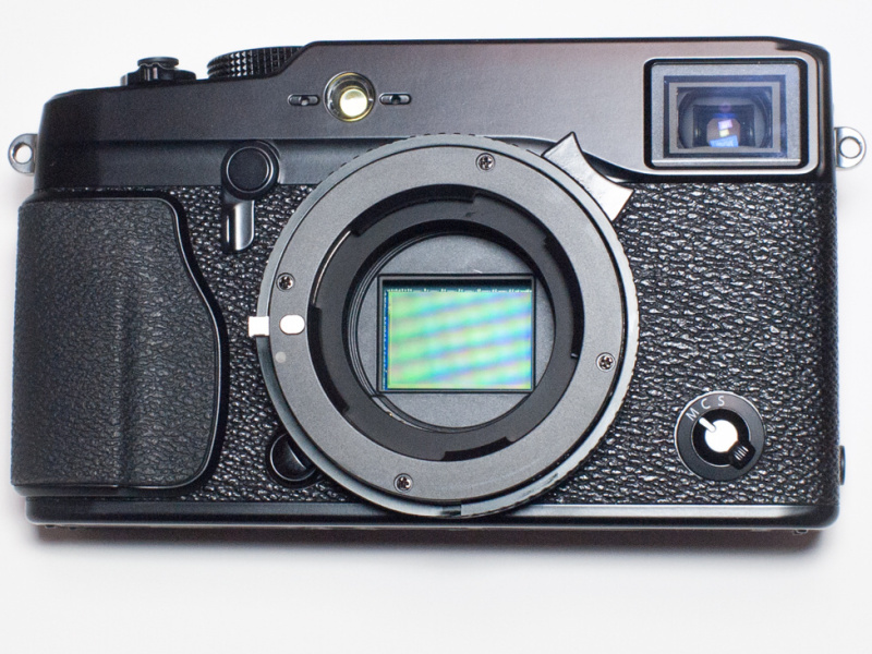 FUJIFILM X-Pro1への装着例