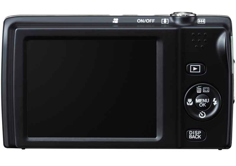 FinePix JZ700背面（ブラック）