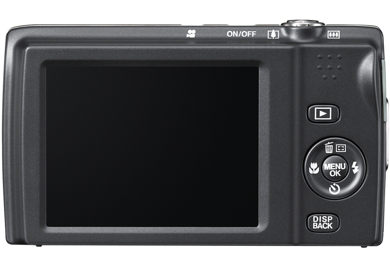 FinePix JZ700背面（シルバー、レッド、ホワイト）