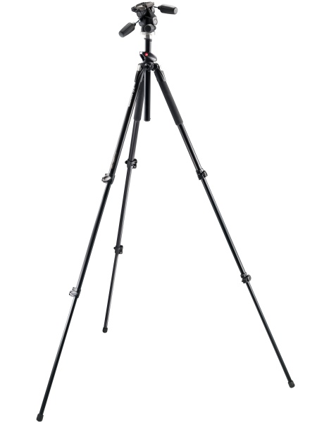 190プロ三脚ロング+3ウェイ雲台セット（190XPROL,804RC2）