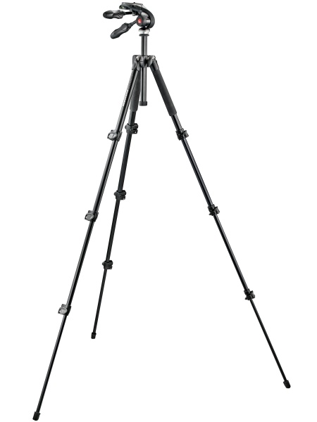 293アルミニウム三脚4段+Q2付き3ウェイ雲台キット（MK293A4-D3Q2）