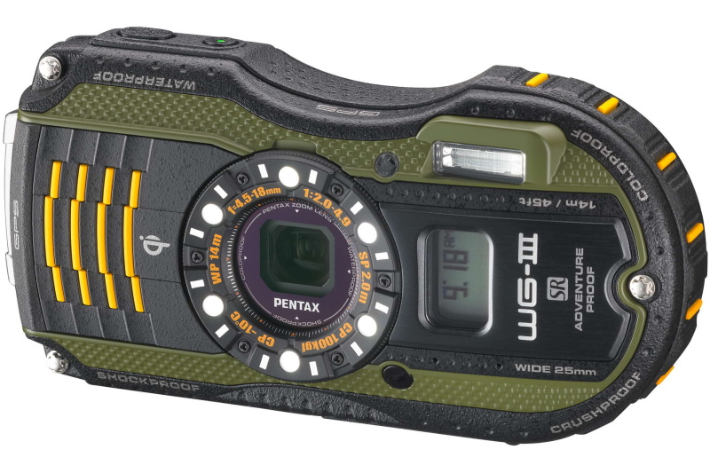 PENTAX WG-3 GPS（グリーン）