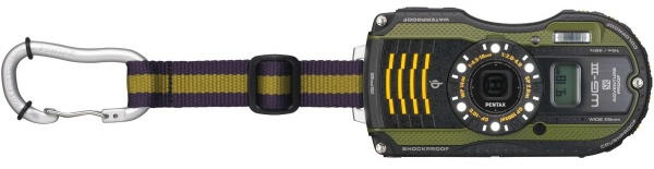 カラビナストラップの装着例