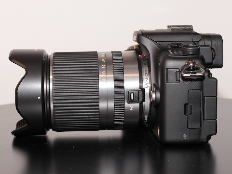 望遠端にしたところ