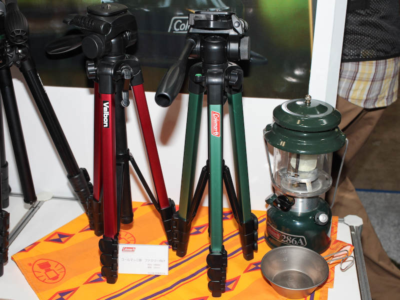 こちらはファミリー向けというモデル。コールマンとベルボン両方のロゴを併記する。