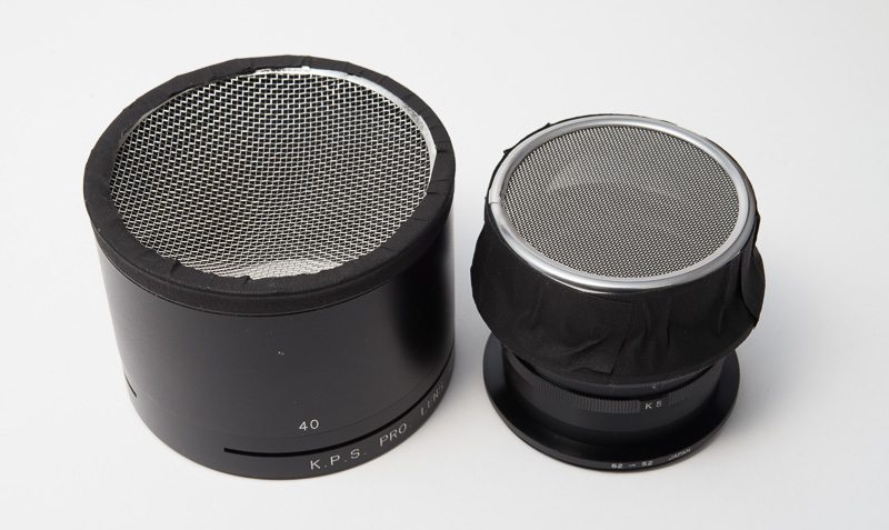 右は追加で買ってきた茶こし。少し網目が細かいものも試してみる。