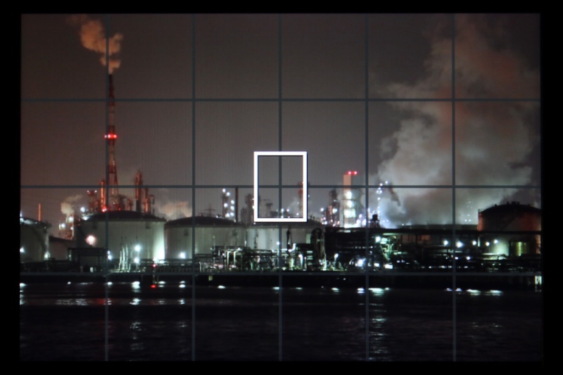 明るい部分ならピントが合いやすい。