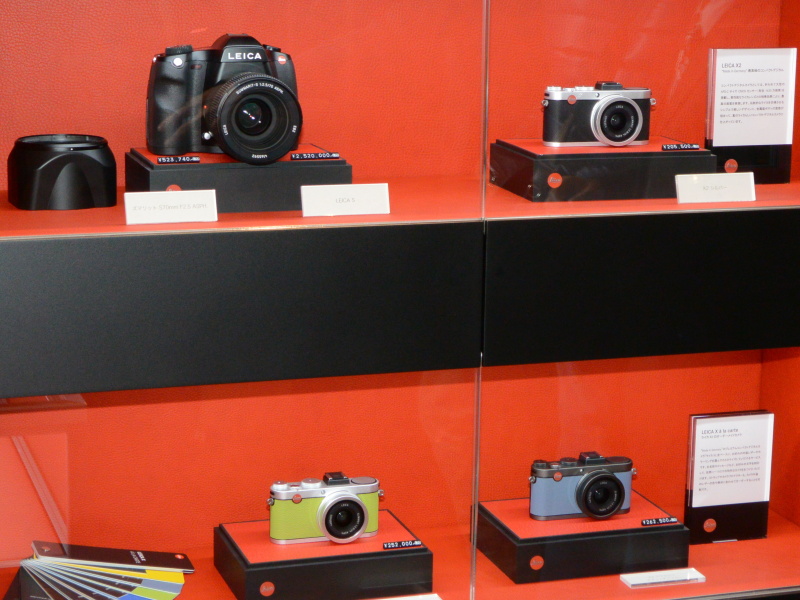 Sシステム、ライカX2、Xアラカルトも展示