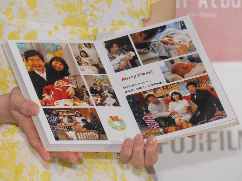 アルバムには理汰郎君や石田さんとのショットも。