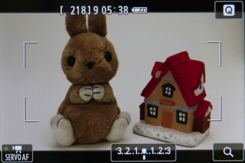 電源スイッチを動画撮影モードにしたところ