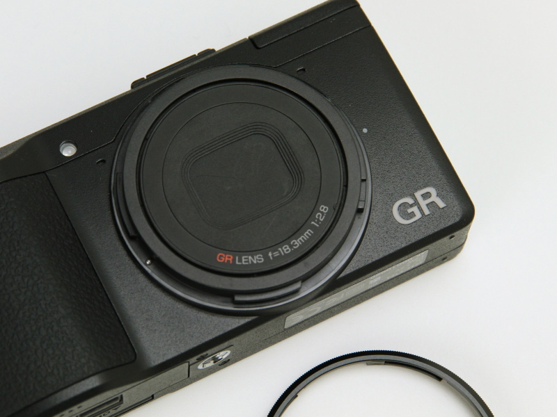 レンズリングを外したところ