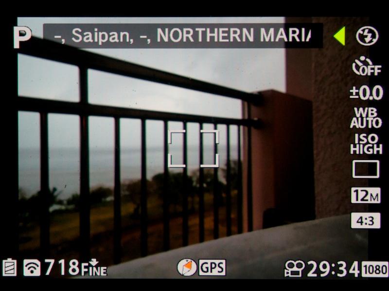 地名やランドマークの表示も。コンパス機能も日の出・日の入りを確認するのに便利だった