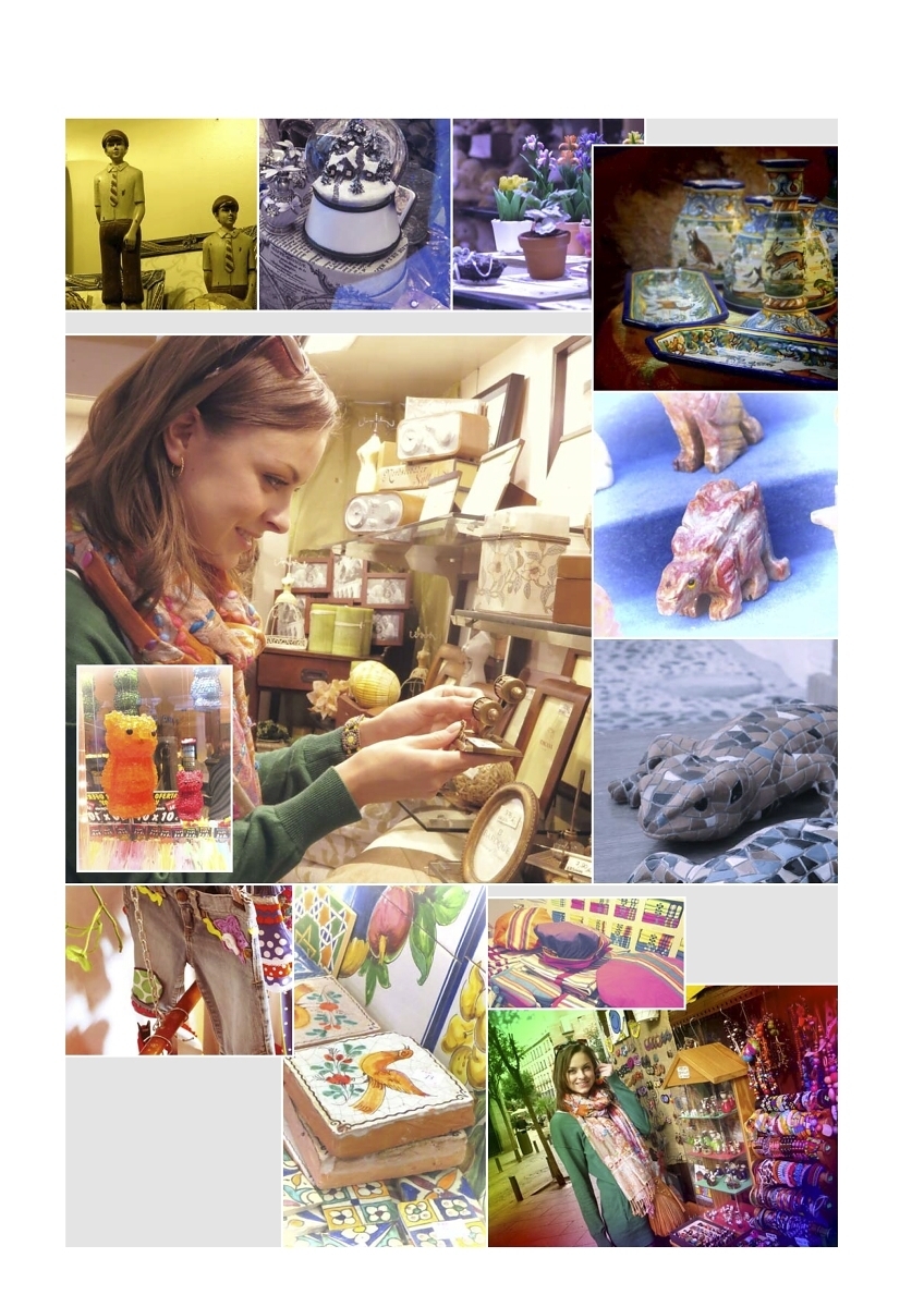 クリエイティブショットの写真を並べたプリント（キヤノン作成）