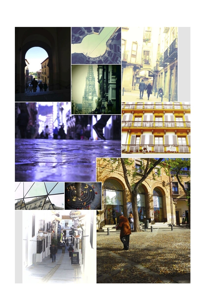 クリエイティブショットの写真を並べたプリント（キヤノン作成）