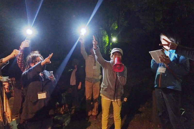 最後は山本まりこさんとじゃんけん大会。新姫セットと熊野花火セットが用意され、大いに盛り上がりました。