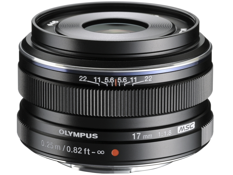 M.ZUIKO DIGITAL 17mm F1.8（ブラック）。