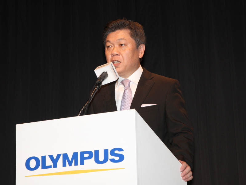 オリンパスイメージング株式会社 代表取締役社長の小川治男氏