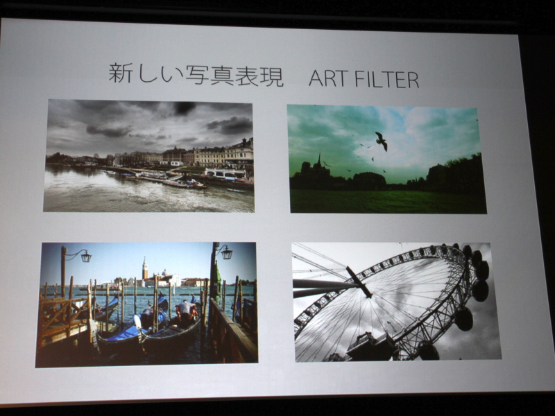 アートフィルターも「Instagramが始まる前なので画期的だったと思う」とした