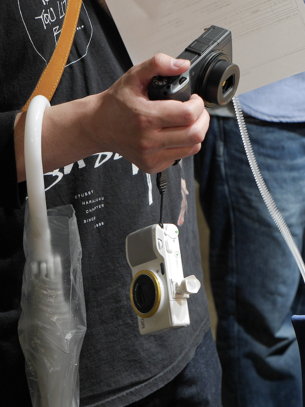 GR DIGITALシリーズやGXRを持った来場者の姿も多く見かけた。