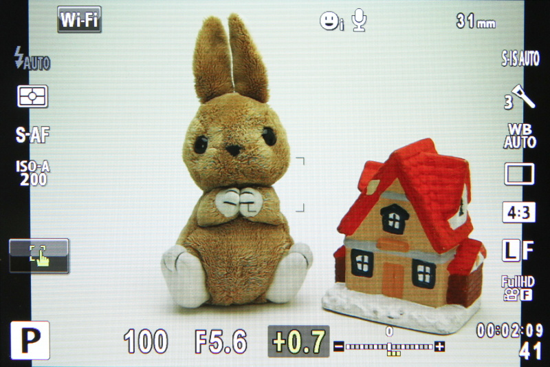 ダイヤルの割り当て機能は、背面レバーが「1」の時に通常の露出設定、「2」に切り替えると設定した各種機能に切り替わる