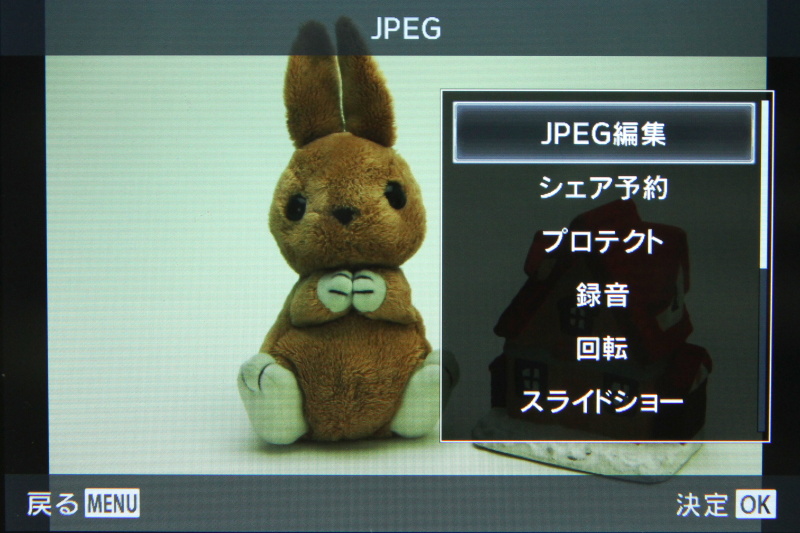 再生画面（情報表示）