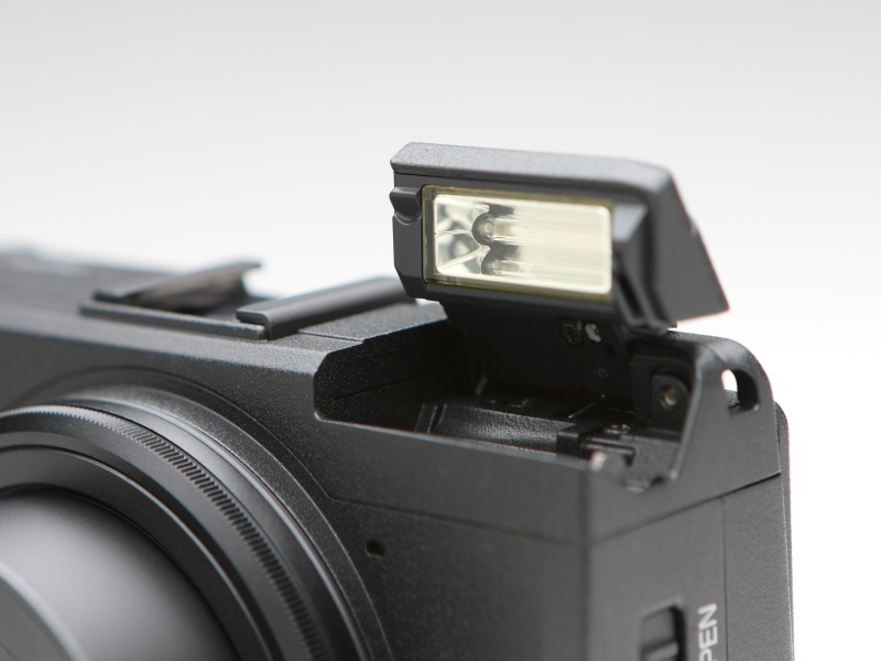 従来同様にストロボを内蔵する。GNは5.4（ISO100・m）。補助光としては不足のないものだろう。