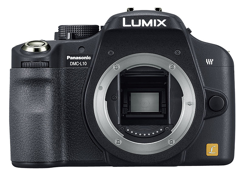 パナソニック製フォーサーズカメラの1つ「LUMIX DMC-L10」
