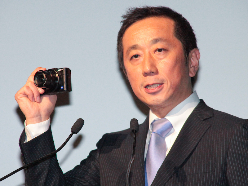 ソニー デジタルイメージング事業本部 第二事業部 事業部長の槙公雄氏。