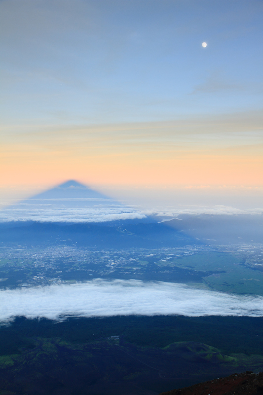 ＜番外編＞夕方の影富士