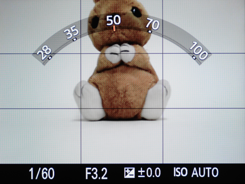 コントロールリングを回すと、ステップズームになります。