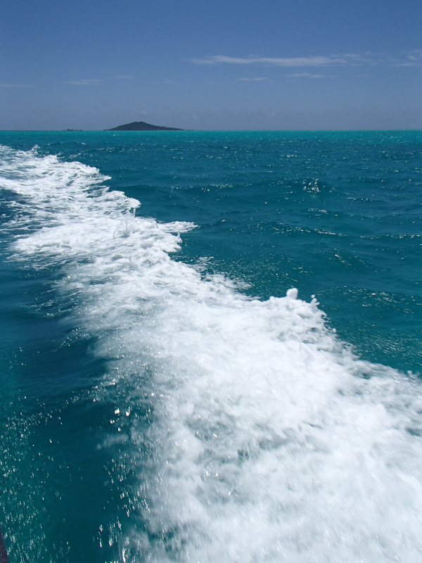台風の後だったので波はちょっと高め。でも海の色は飛び込みたいほどキレイ！