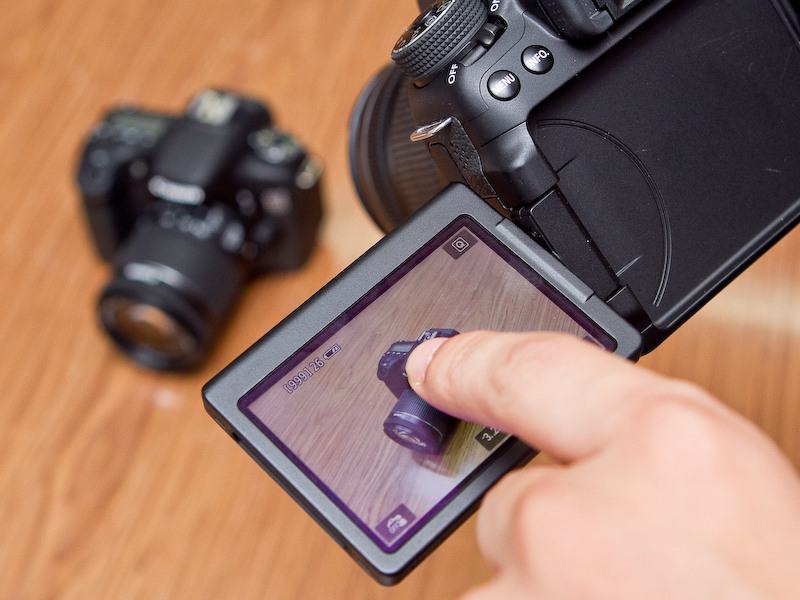 AF枠はタッチ時の操作性も考慮してある。