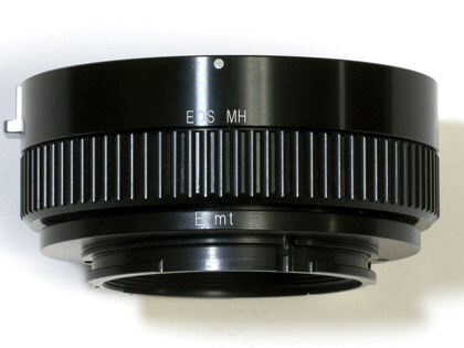 補助ヘリコイド付CANON EFマウント・アダプター