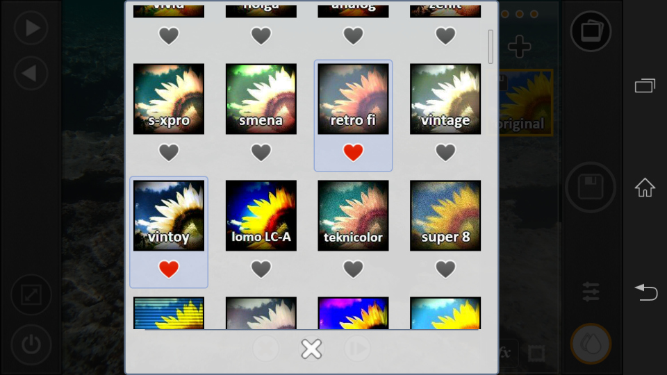 お気に入りの「＋」をタップするとお気に入り登録画面が表示される。ハートマークをタップし、お気に入りに設定しよう