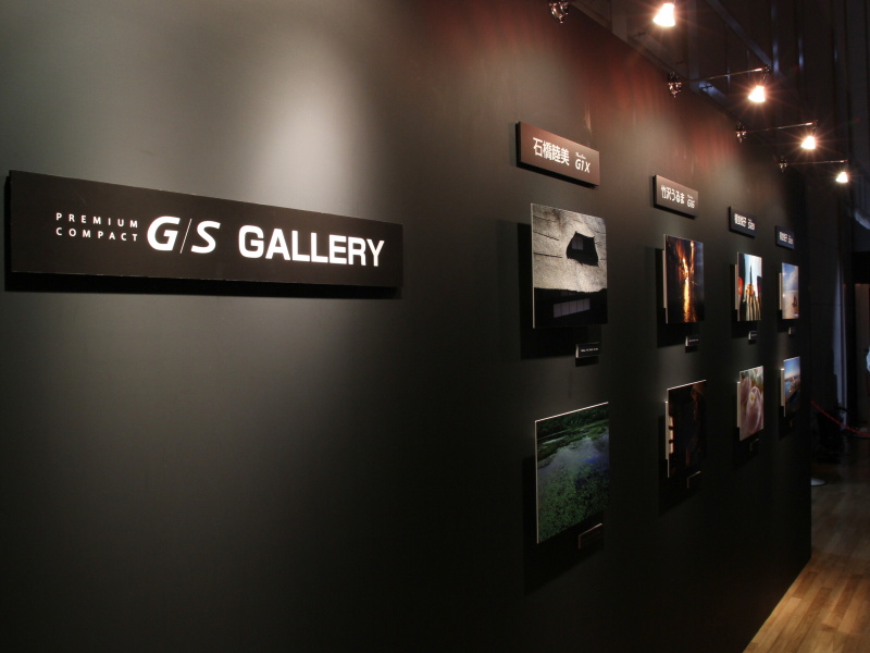 新製品で撮影された写真を展示