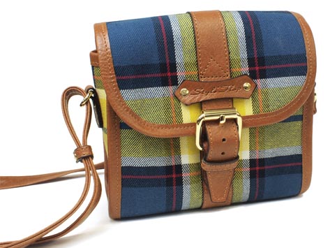 チェッキーミニ　ネイビー