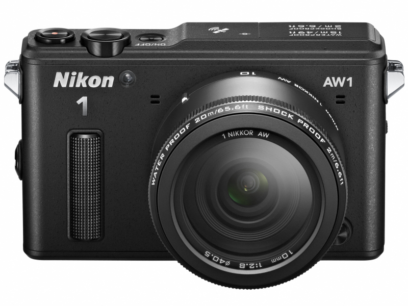 1 NIKKOR AW 10mm F2.8の装着例。