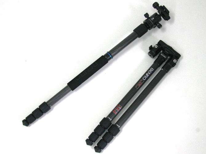 脚パイプの1本を一脚として使用できる