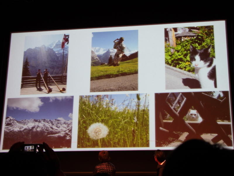 南さんがスイスで撮影した写真。