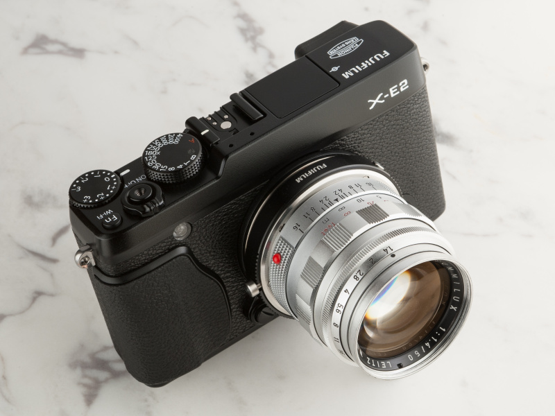 純正Mマウントアダプターで初期型ズミルックス50mm F1.4を装着した