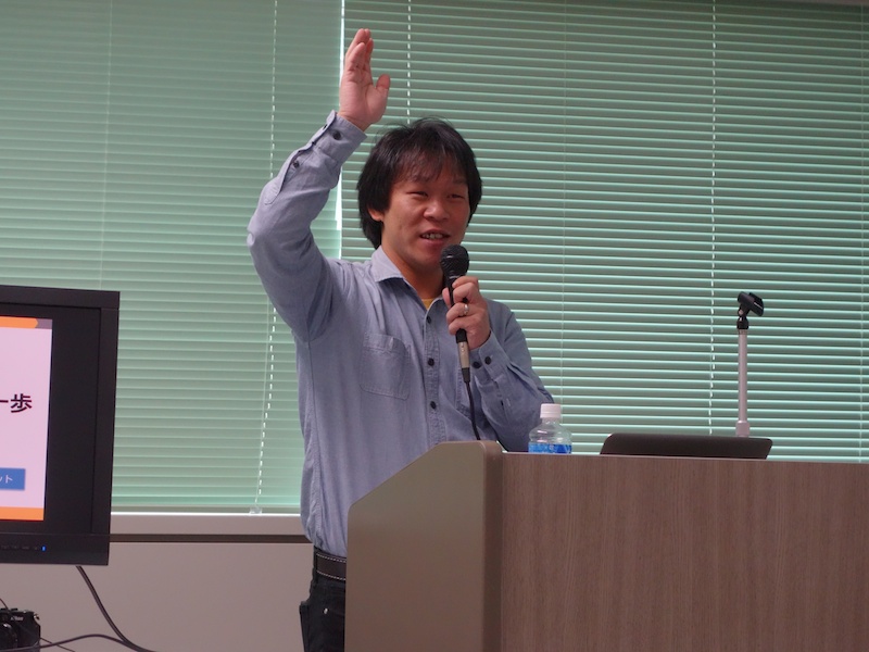 解説を行なう市川ソフトラボラトリー営業部 第一営業課 横山崇課長