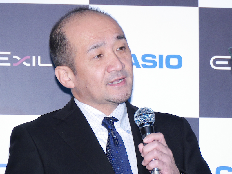 カシオ計算機 QV事業部 開発部長の松原直也氏。