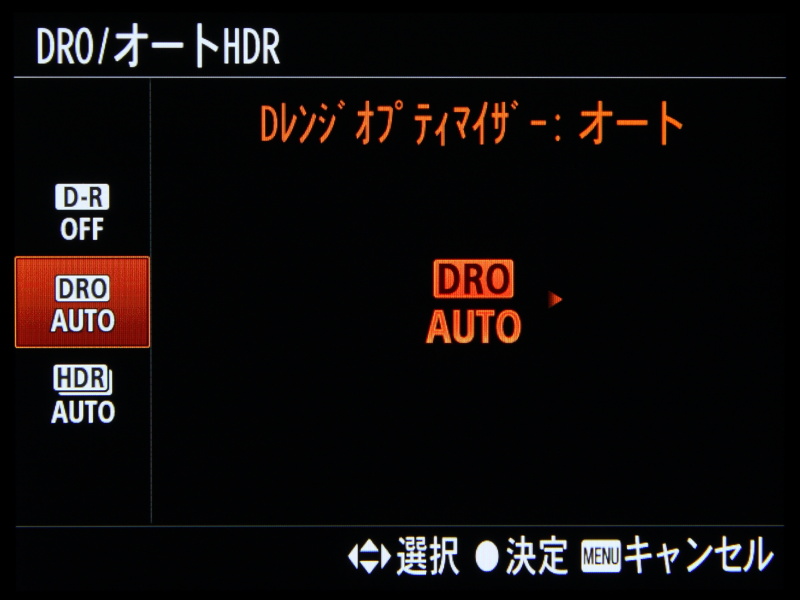 DレンジオプティマイザーやオートHDRの搭載も他のRXシリーズ同様とする。
