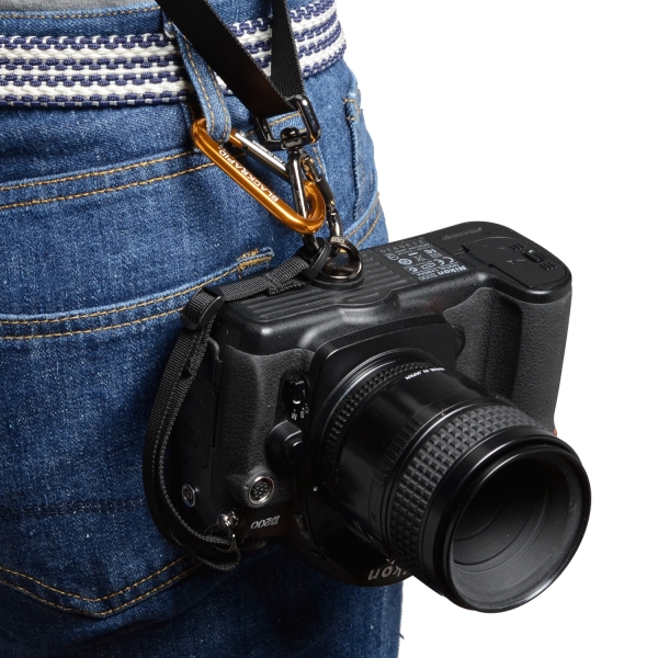 カラビナの使用例。