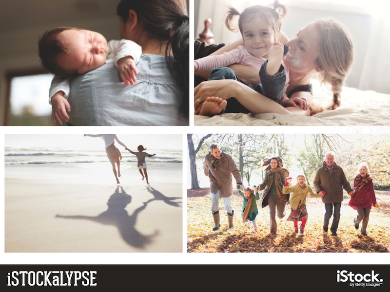 例：日本の幸せそうな家族のようすなど