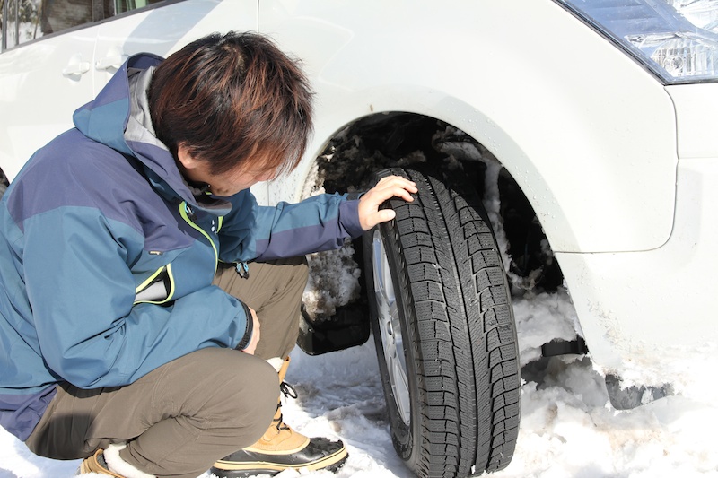 初めてミシュランのスタッドレスタイヤを履いた中西氏だったが、ファーストインプレッションはなかなか満足だったようだ